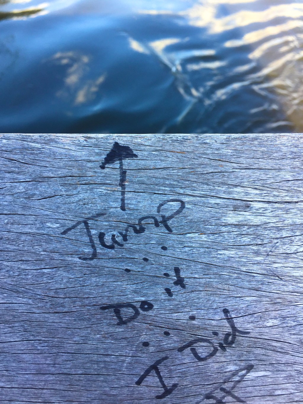 jump into the well of&nbsp;fear