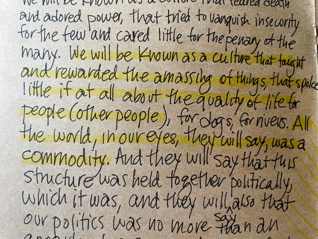On empire and war and Mary Oliver.